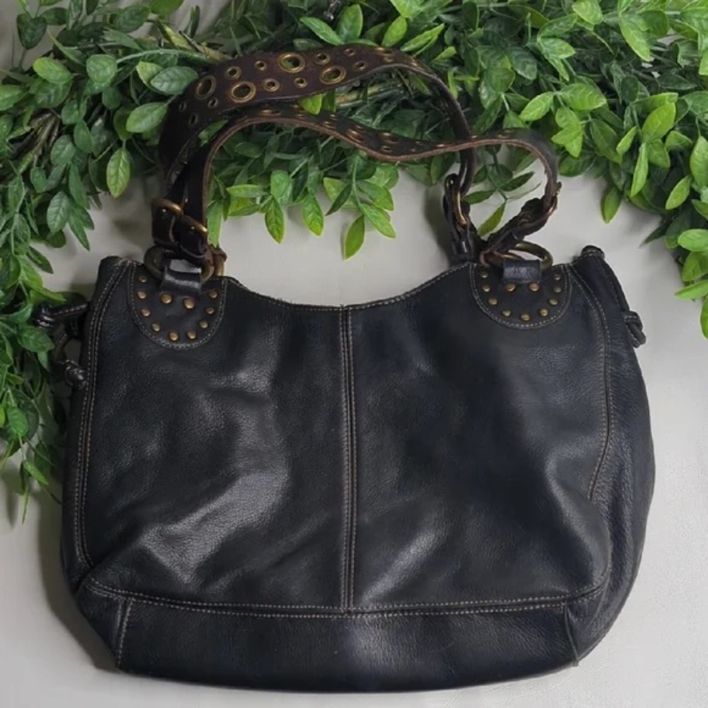 🥖COACH Ashton Baguette Bag In Signature Canvas Denim/Brown CY700